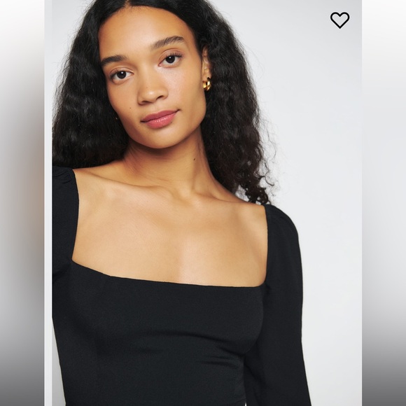 Reformation demi top in black - Picture 3 of 7